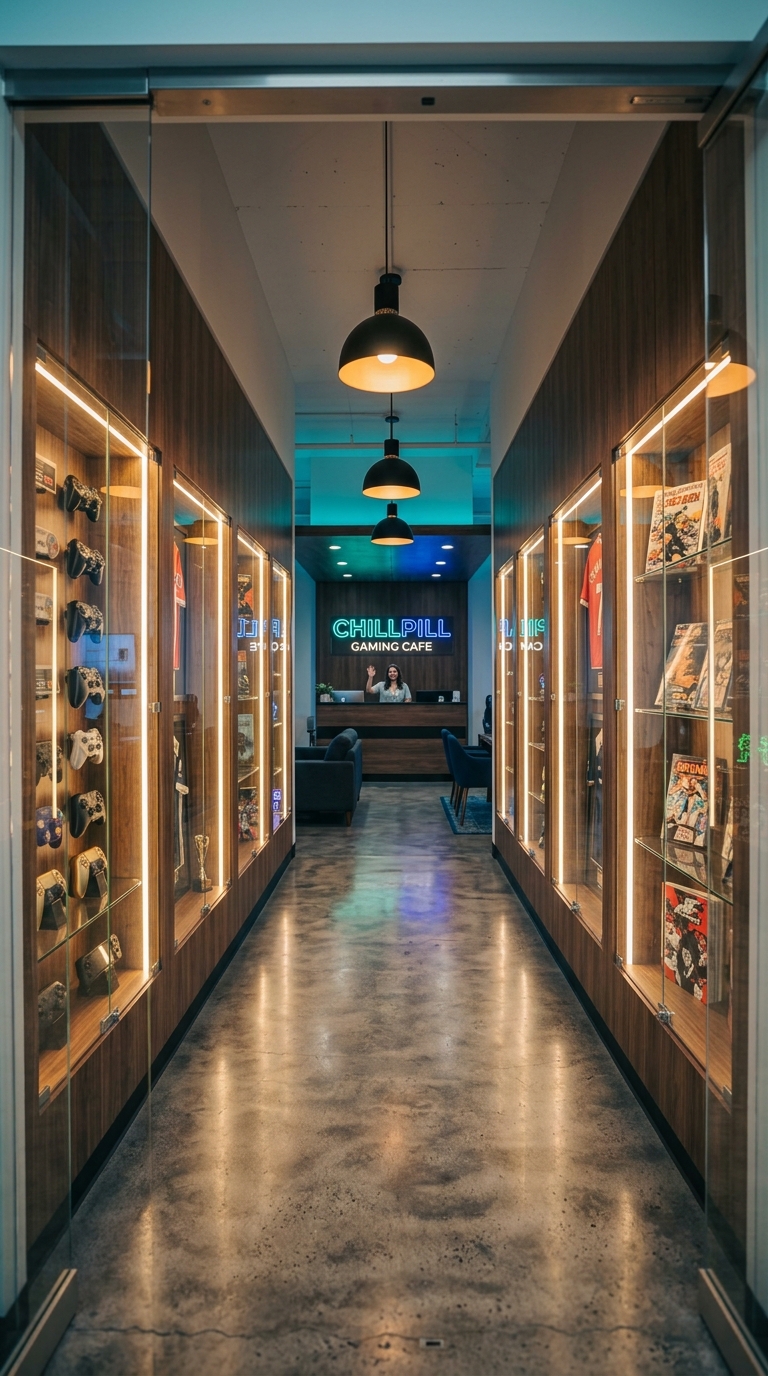 ChillPill Gaming Cafe entrance